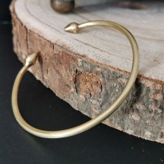Bracelet jonc arrondi bronze