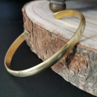 Bracelet Jonc plat bronze