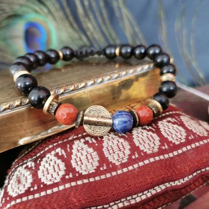 bracelet mala soul homme sodalite jaspe