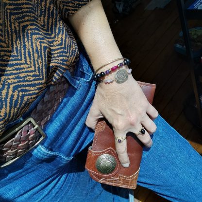 Long portefeuille cuir unisex