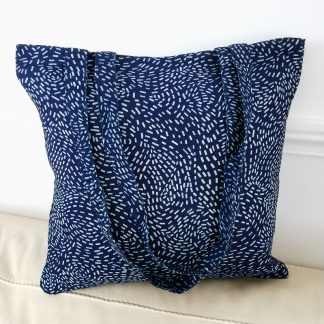 Sac tote bag indigo confettis