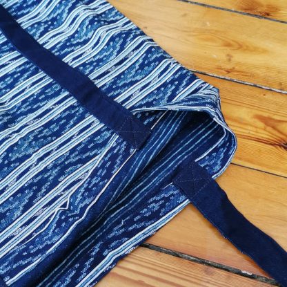 Tote bag sac Indigo frise régulière intérieur