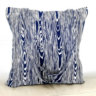 Sac tote bag indigo noeuds