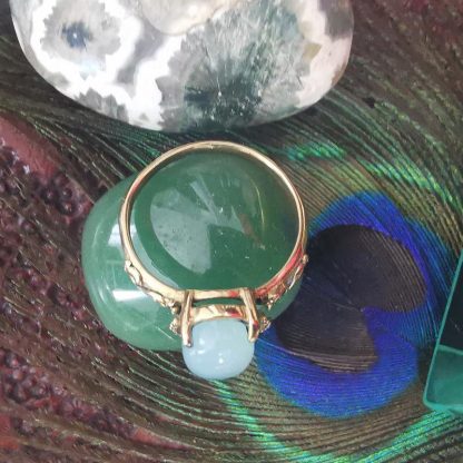 Bagues cabochon baroque à griffes – Image 11