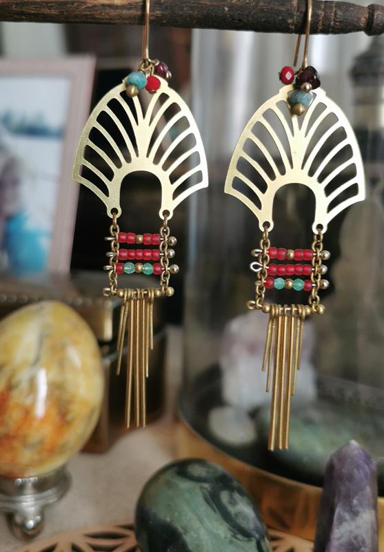 Boucles d'oreilles Kasaï Mini Médusa