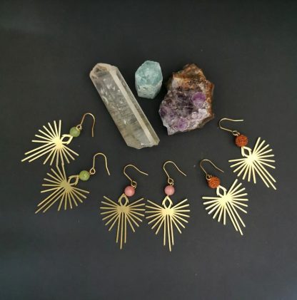 Les boucles d'oreilles Sphynx