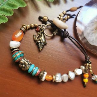 Bracelet amulettes cornaline 2